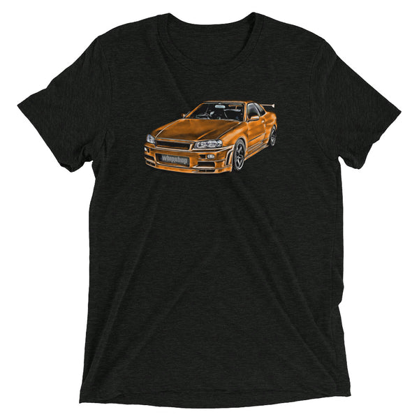 Orange Nissan Skyline R34 T-Shirt