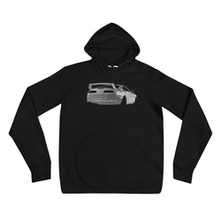 Ghost Silver Toyota Supra (MK4) Hoodie