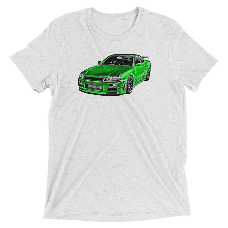 Green Nissan Skyline R34 T-Shirt