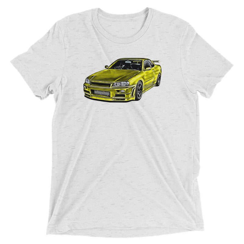 Yellow Nissan Skyline R34 T-Shirt