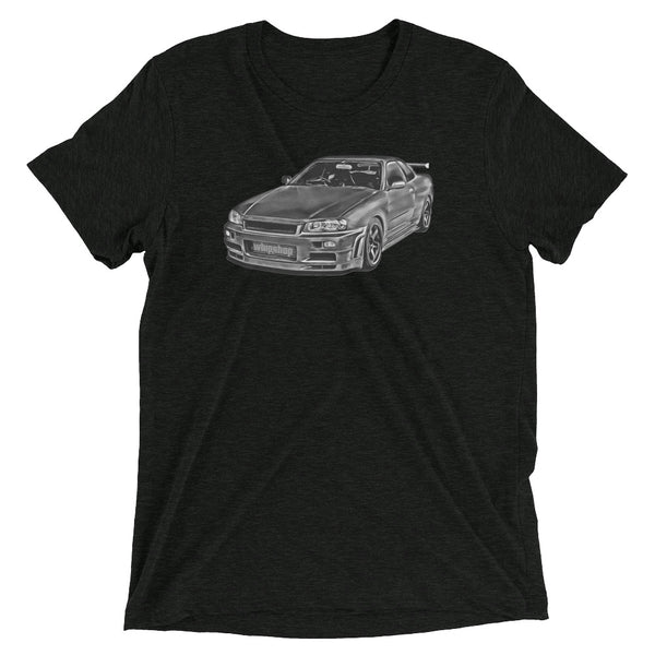 Grey Nissan Skyline R34 T-Shirt