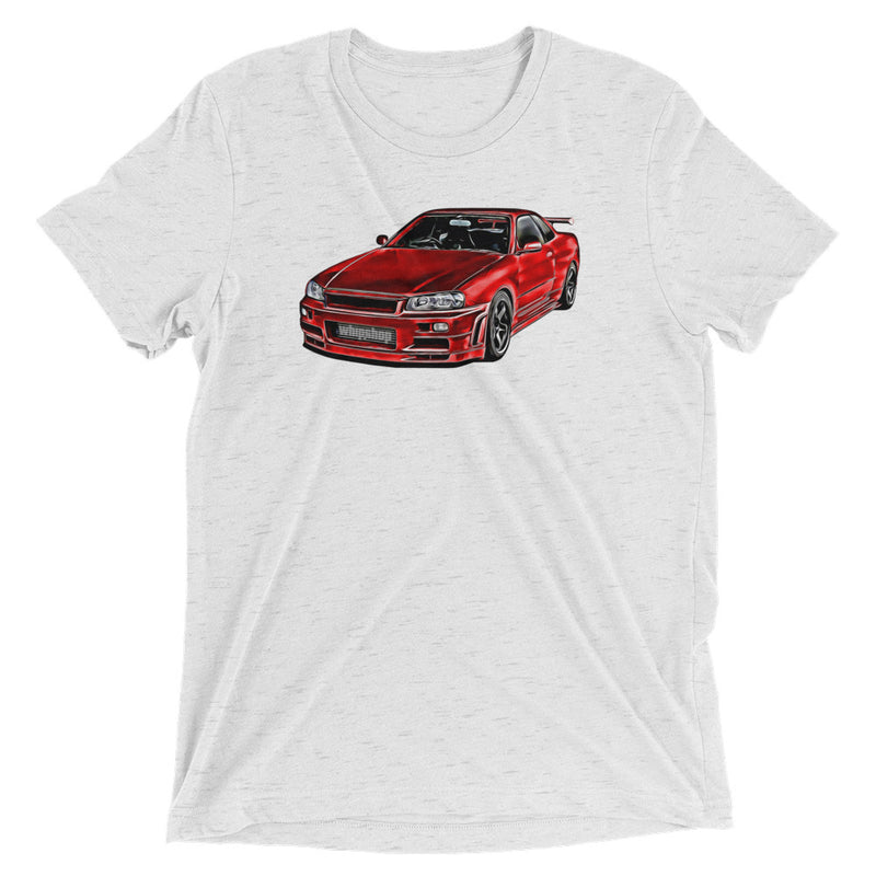 Red Nissan Skyline R34 T-Shirt