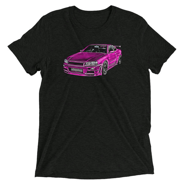 Pink Nissan Skyline R34 T-Shirt
