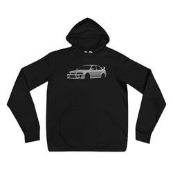 Ghost Silver Mitsubishi EVO V Hoodie