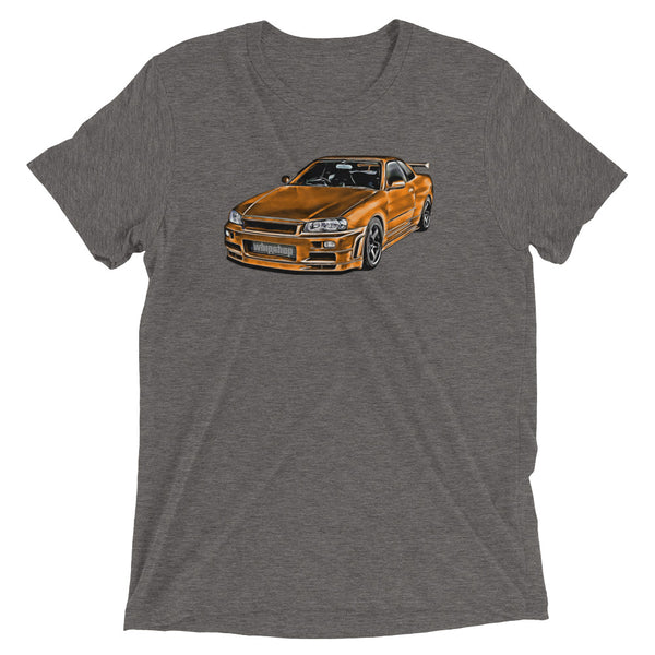Orange Nissan Skyline R34 T-Shirt