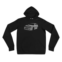 Ghost Silver Subaru WRX/STI (Gen 3) Hoodie