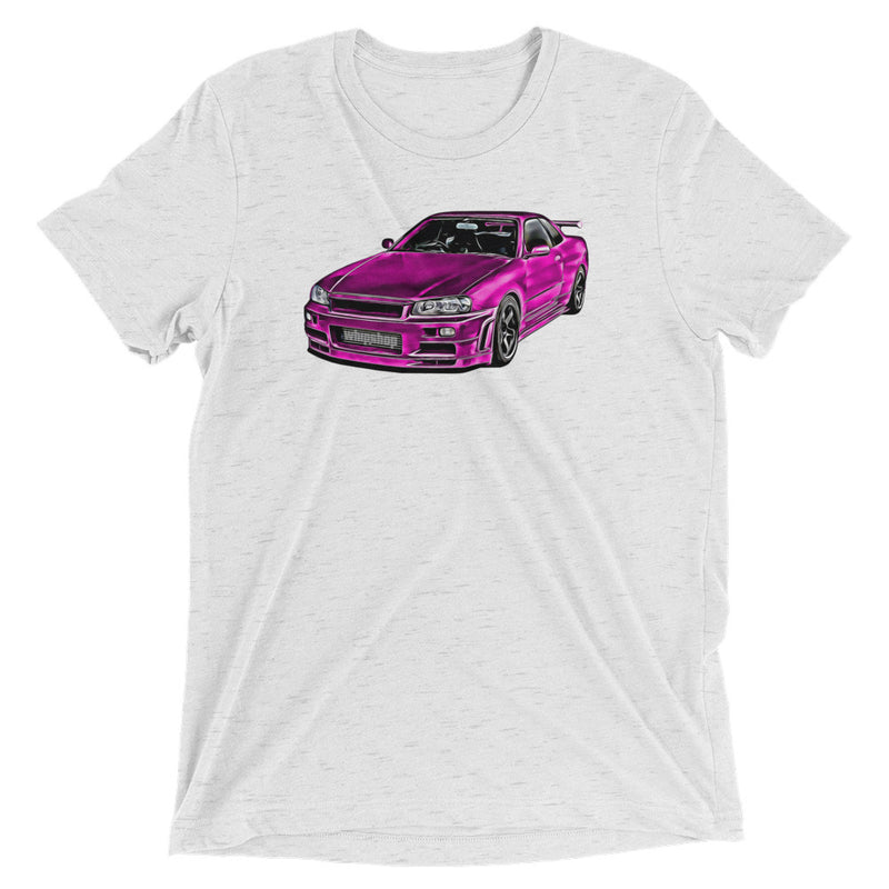 Pink Nissan Skyline R34 T-Shirt