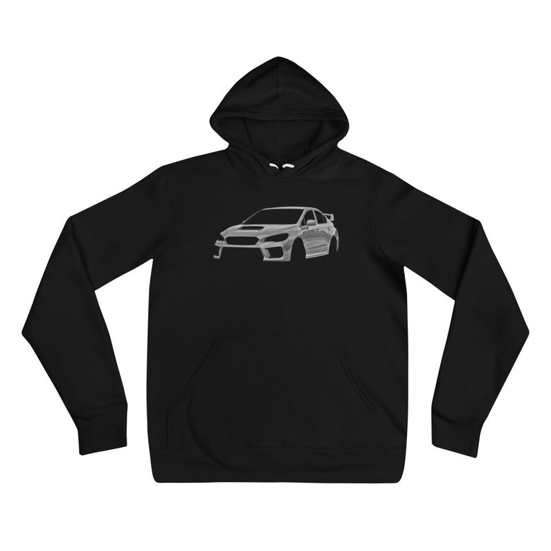 Ghost Silver Subaru WRX/STI (Gen 5) Hoodie