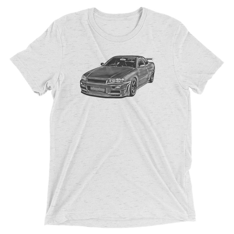 Grey Nissan Skyline R34 T-Shirt