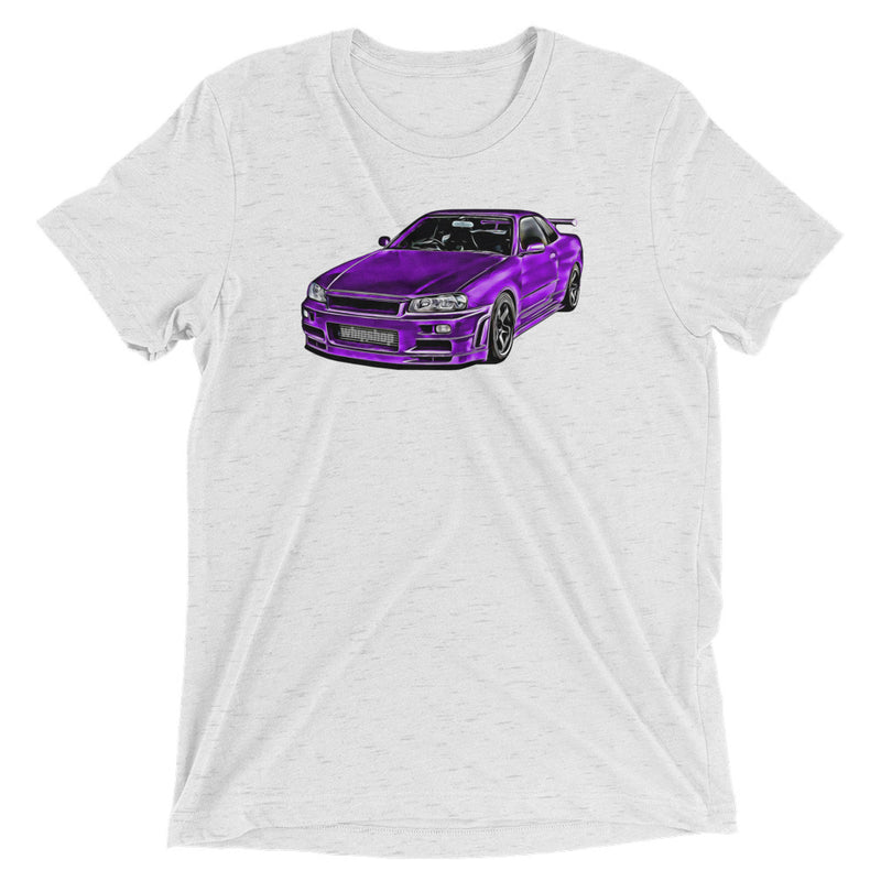 Purple Nissan Skyline R34 T-Shirt