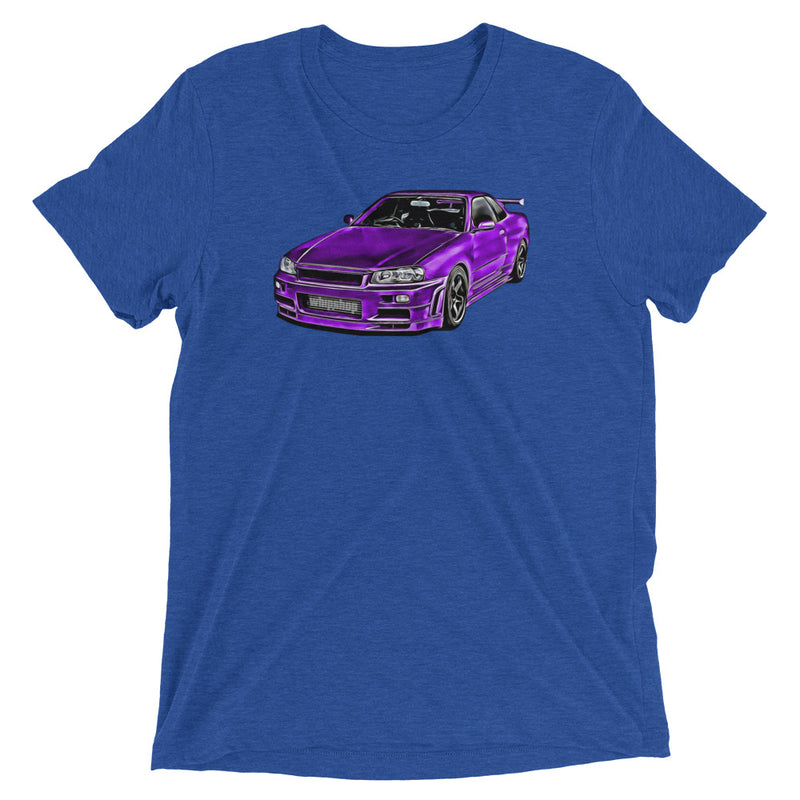 Purple Nissan Skyline R34 T-Shirt