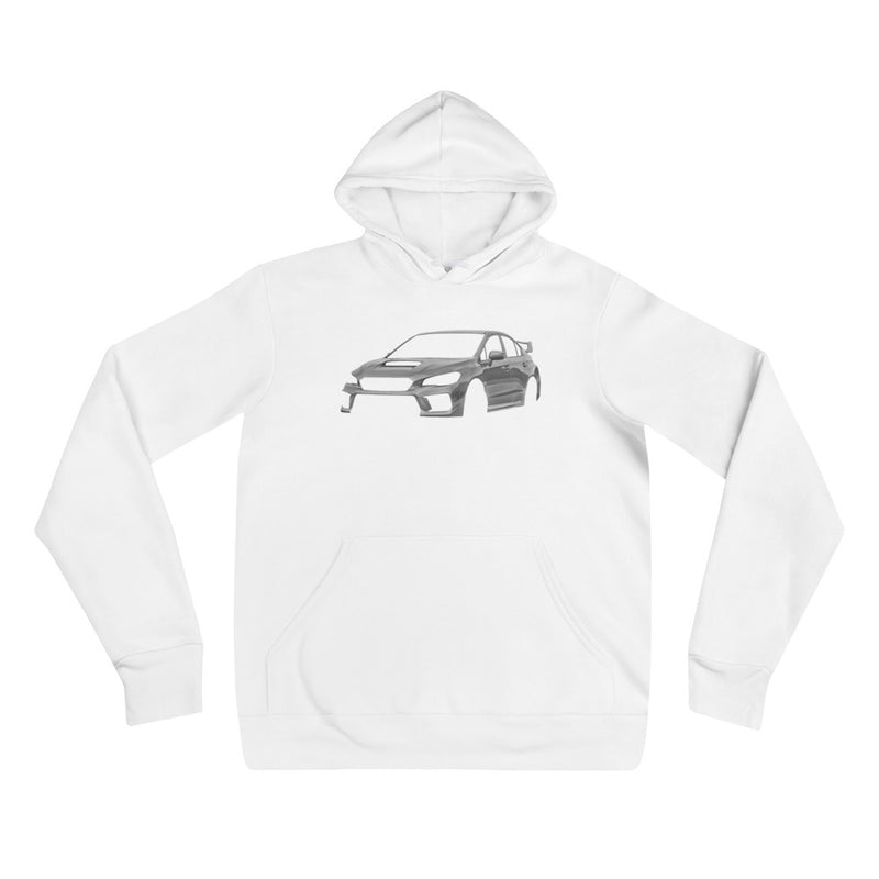 Ghost Silver Subaru WRX/STI (Gen 5) Hoodie