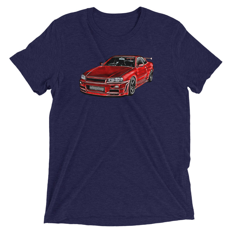 Red Nissan Skyline R34 T-Shirt