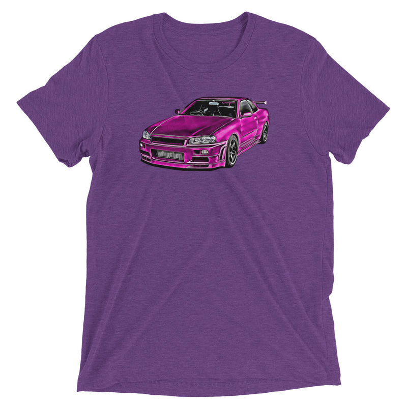 Pink Nissan Skyline R34 T-Shirt